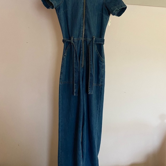 Reformation Cassidy Denim Jumpsuit - Picture 2 of 4